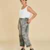 Pantalon ⅞ fluide en coton avec poches Fiona couleur Tie and Dye