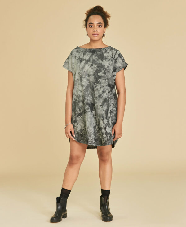 Soldes 40 Robe Gaze Coton Soul couleur Tie Dye Washed Black marque Ahuma 0001 » Ahúma 100% Gaze de Coton