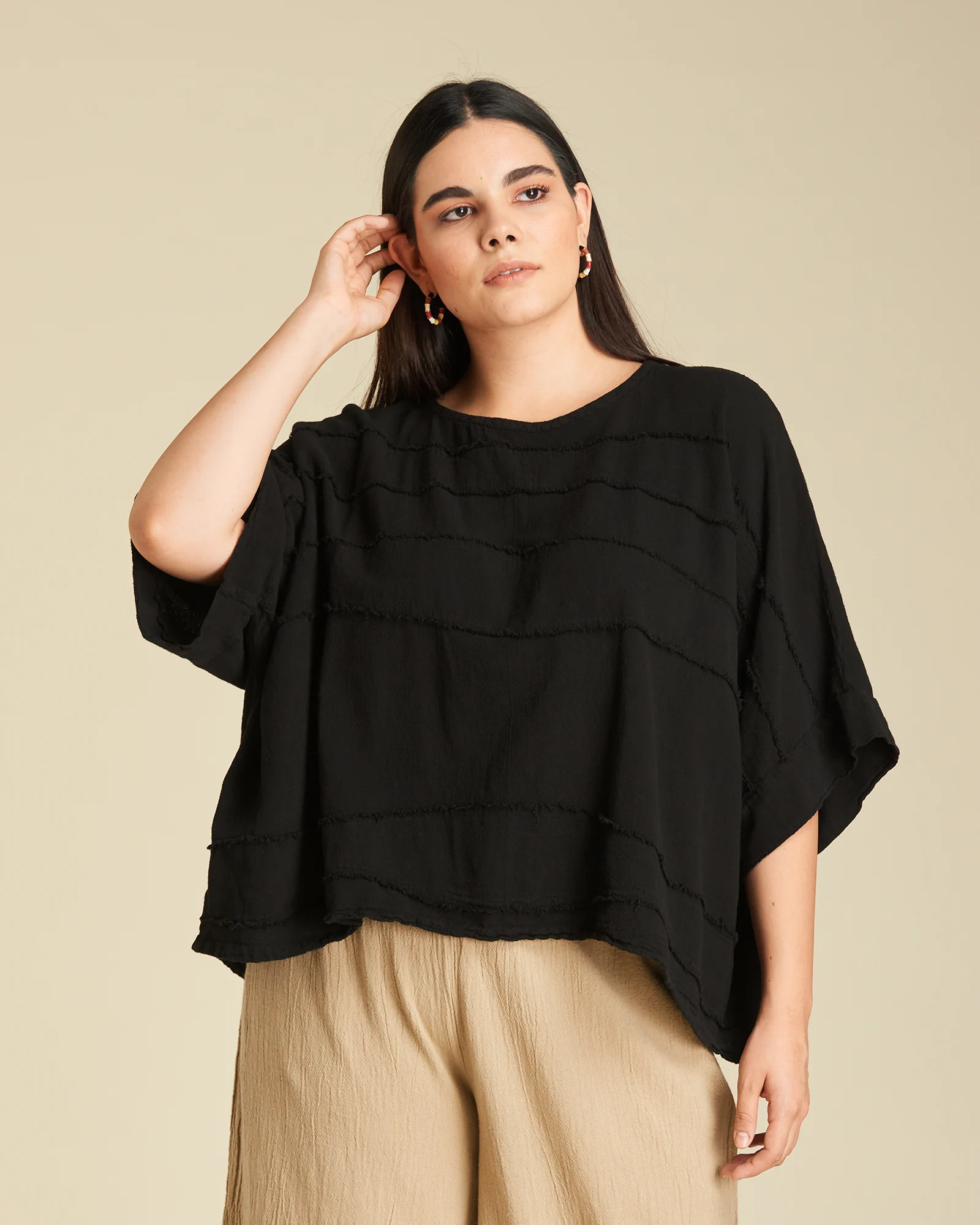 blouse ample en coton