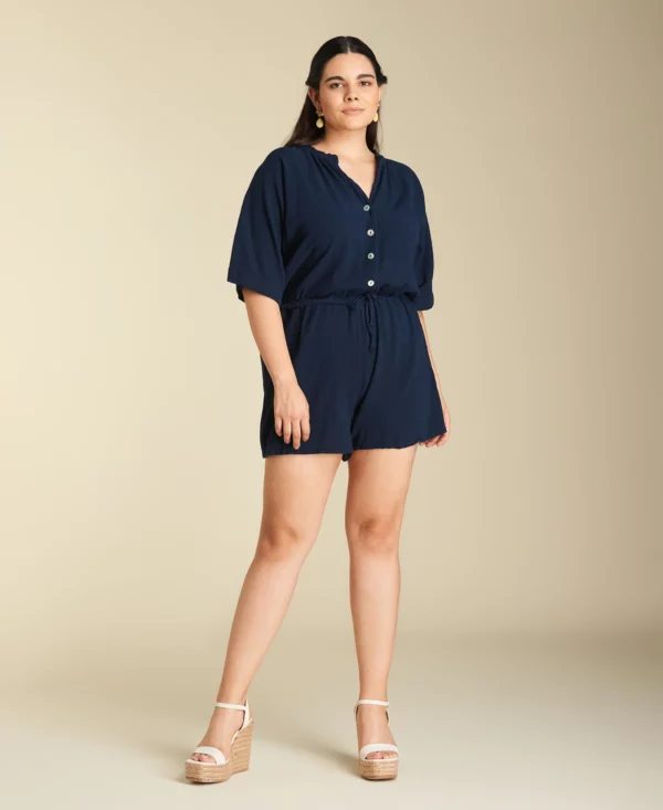 Soldes 56 romper sapphire 01 » Ahúma 100% Gaze de Coton